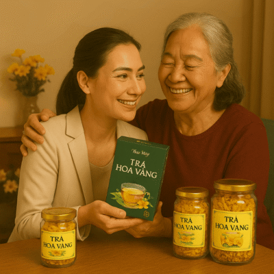 Trà hoa vàng - Món quà tặng mẹ