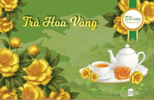 Trà hoa vàng Trúc Mây, Hộp 20 gói trà túi lọc