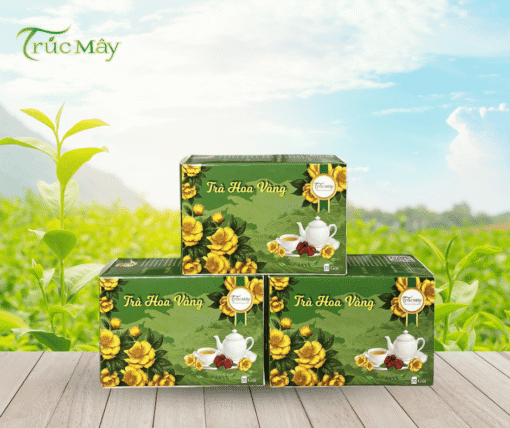 Trà Hoa Vàng Trúc Mây – Hộp 20 gói trà túi lọc