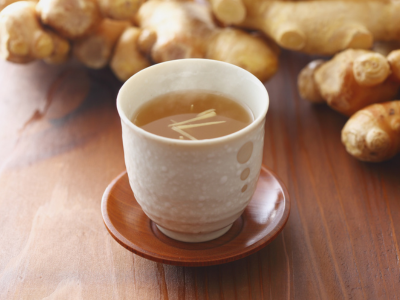 Trà gừng cay nồng, ấm áp